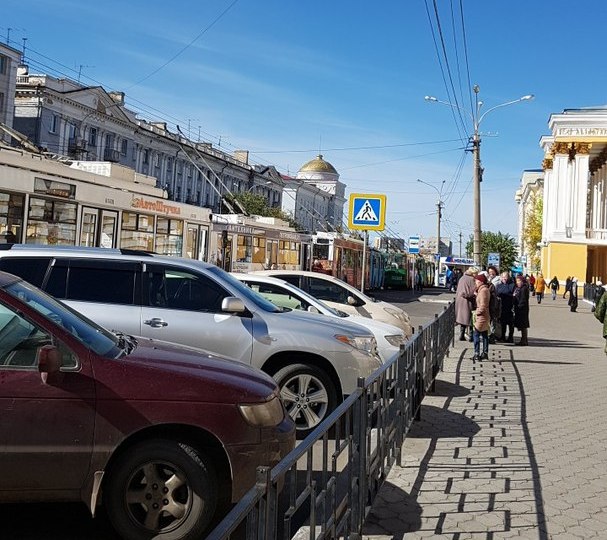 Обрыв провода привел к остановке троллейбусов в центре Читы