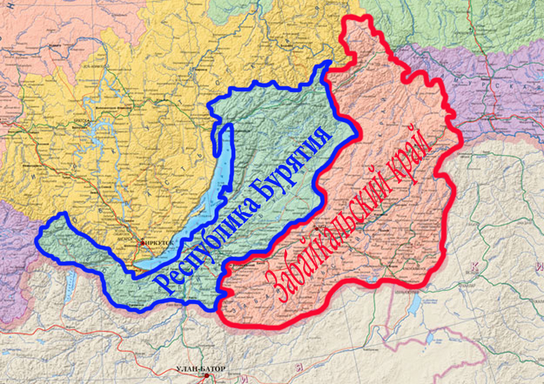 Бурятия карта россии столица