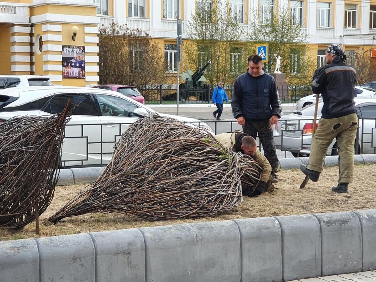 Арт-парк современного искусства «9 сил», напротив Дома офицеров, убрали