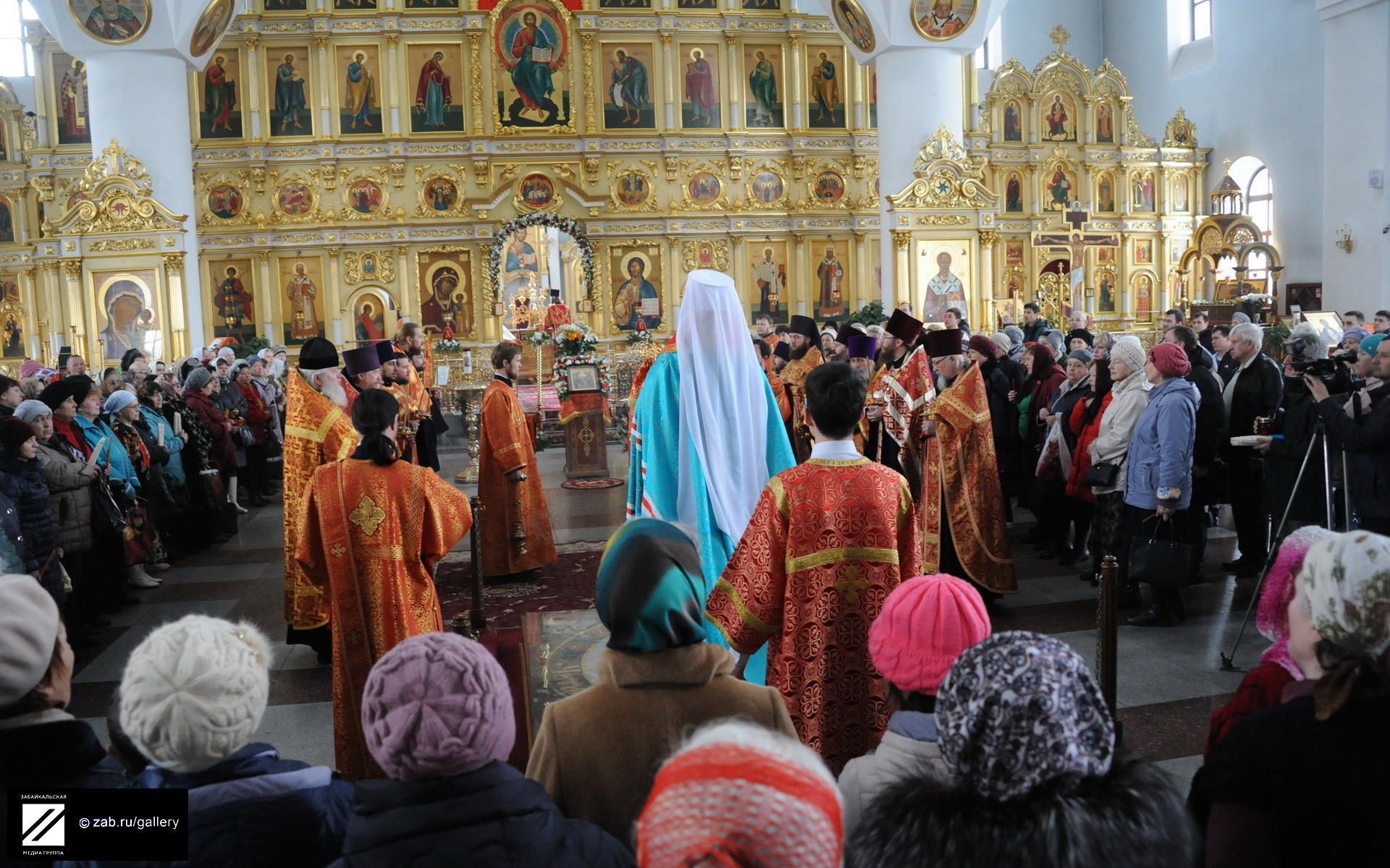 Кафедральный собор в Чите внутри