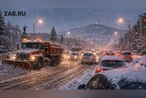 Апрельский сюрприз: Чита получила полмесяца снега за одну ночь