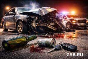 Каждое второе смертельное ДТП в Забайкалье — с пьяным за рулём