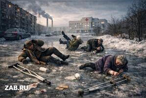 В Чите каждый четвёртый в травмпункте — жертва гололеда