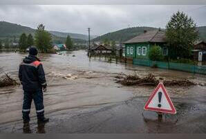 В Нерчинске из-за дождей прогнозируют угрозу подтопления