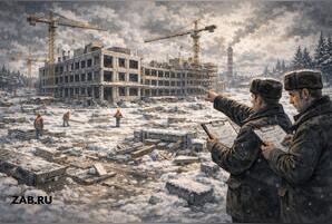 В Чите стройка школы за 1,5 млрд отстает от графика