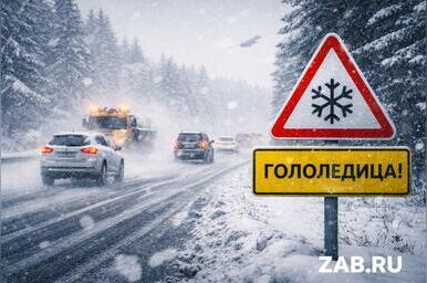 В Забайкалье ожидаются снег, сильный ветер и гололедица