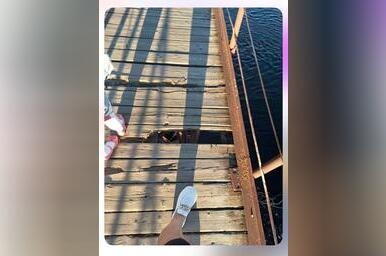 Аварийный мост через реку Алеур демонтировали