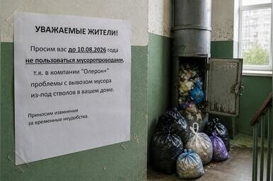 «Олерон+» запретил жителям 1-го микрорайона пользоваться мусоропроводом