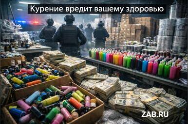 Вейпы на 1 миллиард изъяли из подпольного цеха (18+)