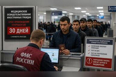 Мигрантам дали ровно 30 дней на медосмотр