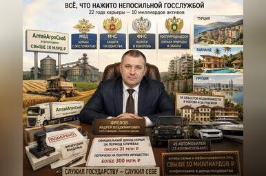 Государство как кормовая база. Как экс-чиновник Росприроднадзора Андрей Фролов превратил 22 года госслужбы в агрохолдинг на 10 миллиардов рублей