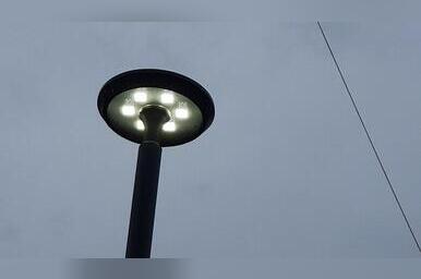 Освещение установили между Каштаком и Смоленкой