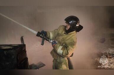 Магазин загорелся в Сретенске