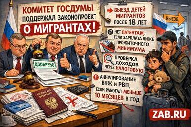 Комитет Госдумы поддержал законопроект о мигрантах