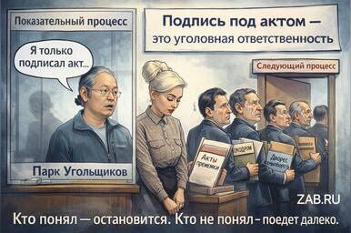 Показательный процесс. Кто понял — остановится. Кто не понял — поедет далеко