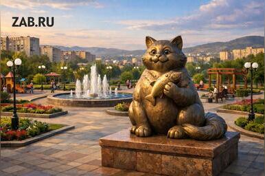 В Чите потратят 64 миллиона на два сквера — один обещают украсить скульптурой кота