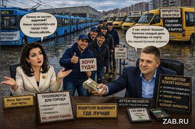 Почему не хватает водителей на троллейбусы в Чите, и кому это выгодно?