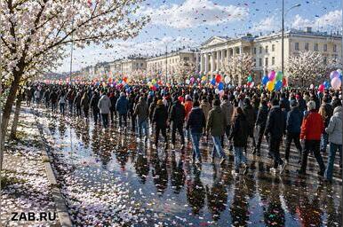 В Чите возвращают парады трудовых коллективов