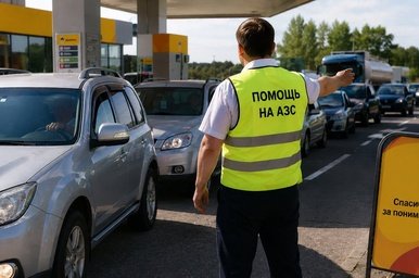 Чиновники в Забайкалье вышли на заправки и регулируют очереди