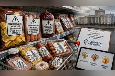 В России предложили маркировать вредные продукты как табак
