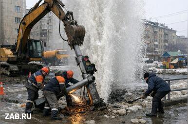 Авария на проспекте Советов: детсад и 30 домов без воды