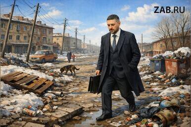 Осипов обнаружил мусор под ногами в Чите и пригрозил разборками