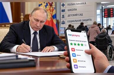 Путин поручил создать систему оценки соцуслуг через «Госуслуги»