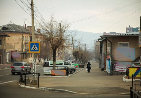Чита в дыму лесных пожаров