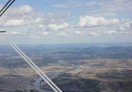 Первый в Забайкалье самолёт ТВС-2МС поднялся в воздух