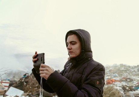 Фоторепортаж: Городская свалка Читы стала пожарищем и местом ЧС