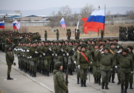 Подготовка ко Дню Победы – репетиция парада прошла в Чите