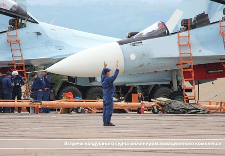 Как готовят истребители Су-30СМ к полетам