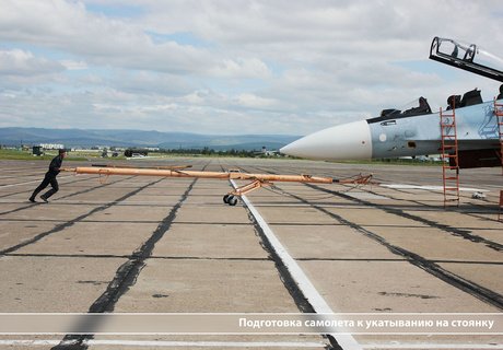 Как готовят истребители Су-30СМ к полетам