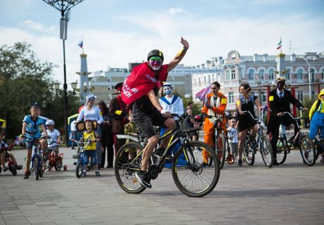 Невероятный велопарад на закрытии Забайкальского супермарафона