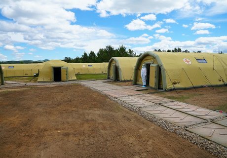 Полевой госпиталь для борьбы с Covid-19 развернули в Каштаке