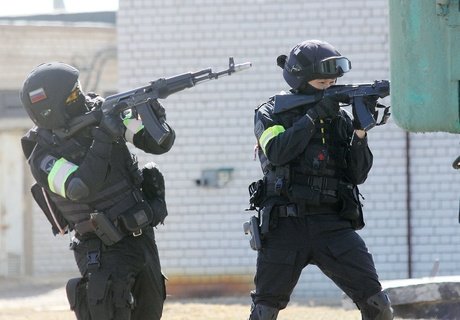 Показательные выступления ОМОНа «Коршун» в Чите