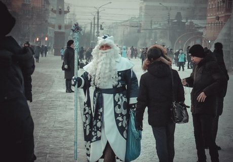 Хрупкая красота - ледовый городок открыли на площади Читы