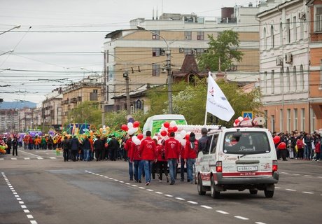 Шествие на День города в Чите