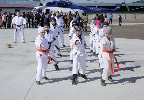 Показательные выступления ОМОНа «Коршун» в Чите