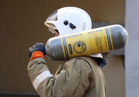 Масштабные пожарно-тактические учения в штабе армии в Чите