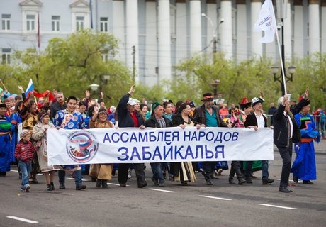 Шествие на День города в Чите