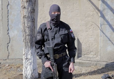 Показательные выступления ОМОНа «Коршун» в Чите