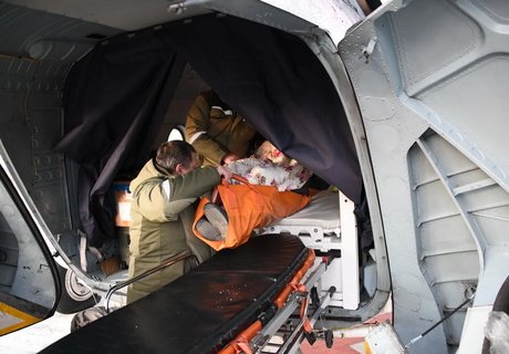 Автокатастрофа: Вертолет доставил в Читу пострадавших в ДТП под Агинском