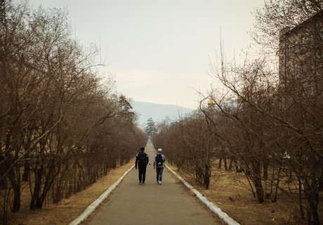 Чита в дыму лесных пожаров