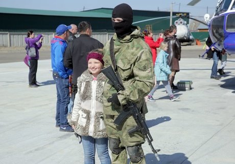 Показательные выступления ОМОНа «Коршун» в Чите