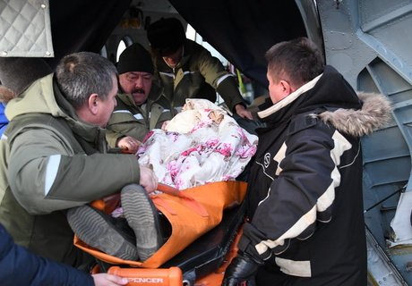 Автокатастрофа: Вертолет доставил в Читу пострадавших в ДТП под Агинском