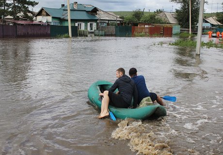 Забайкальские паводки-2018. Шилка в воде