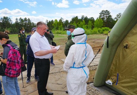 Полевой госпиталь для борьбы с Covid-19 развернули в Каштаке