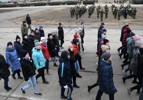 Подготовка ко Дню Победы – репетиция парада прошла в Чите