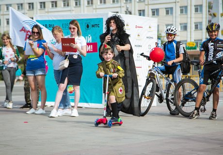 Невероятный велопарад на закрытии Забайкальского супермарафона